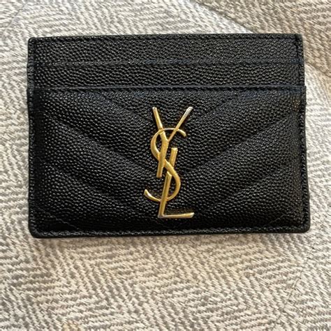 ysl lambskin card holder|Ysl Card Holder .